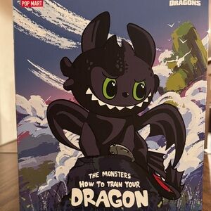 Pop Mart How to Train Your Dragon Black Toy